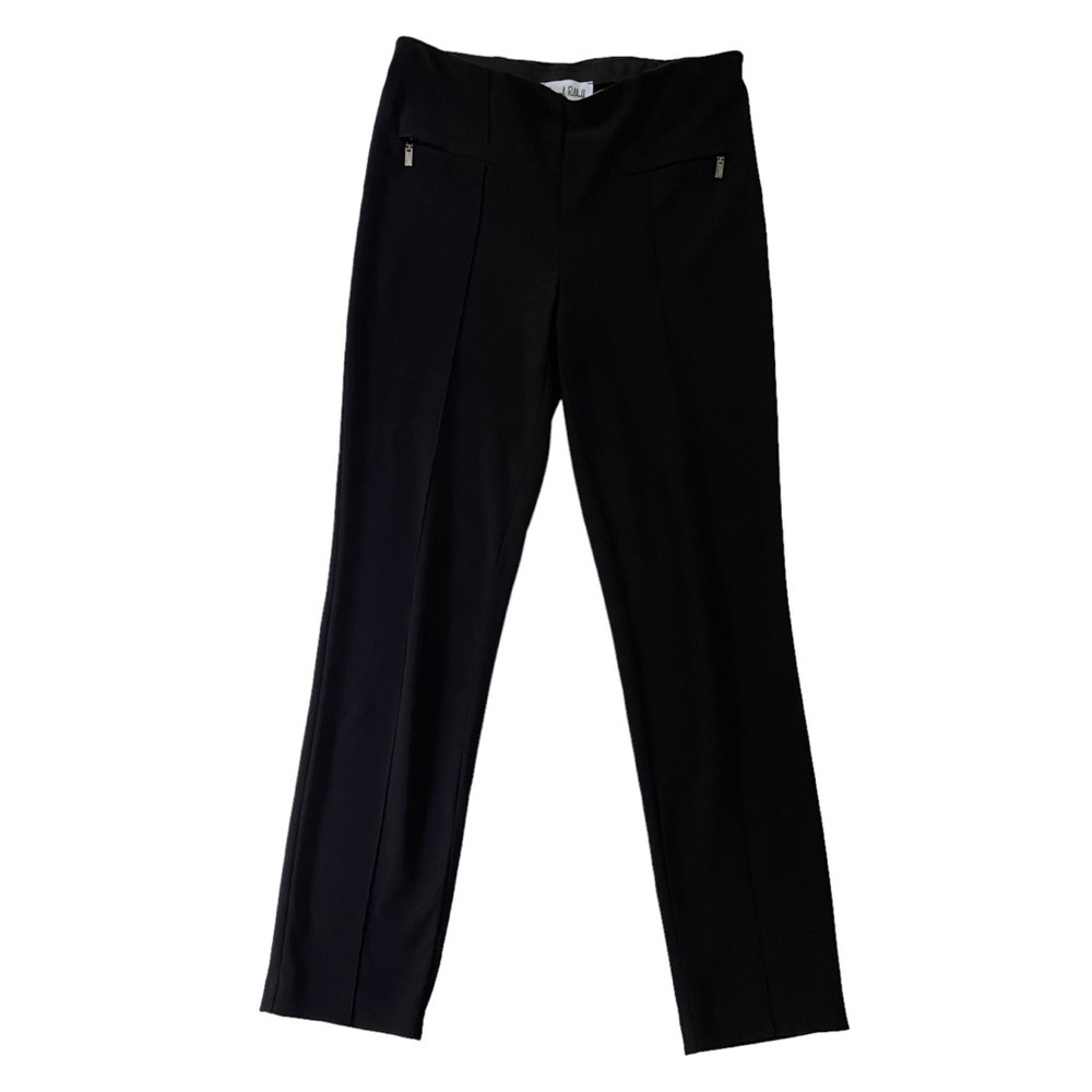 Joseph Ribkoff black trousers pants high waist jersey comfortable flattering 10